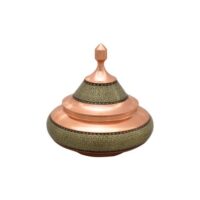 بشقاب پرنده مس و خاتم